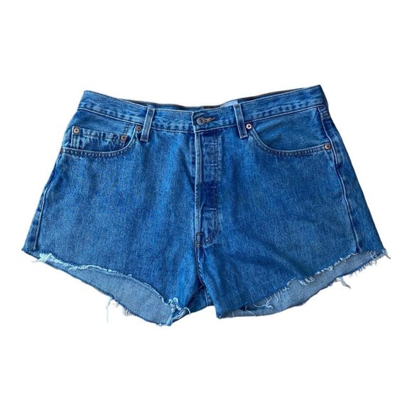 Levi's Pants - Levi 501 Cutaway Shorts Women's Handmade Shorts W36 Used Condition